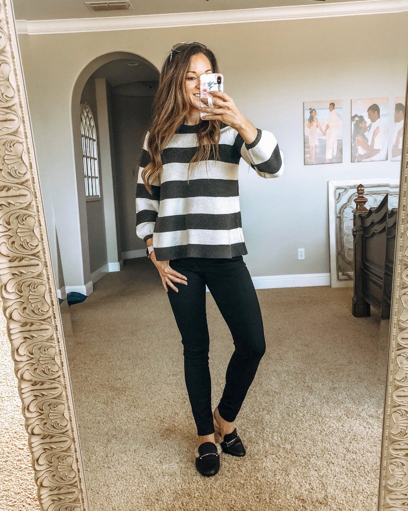 Striped Swingy Sweater