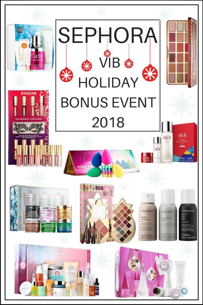 Sephora Holiday VIB Sale Bonus Event Fall 2018 - all the details and all the best products
