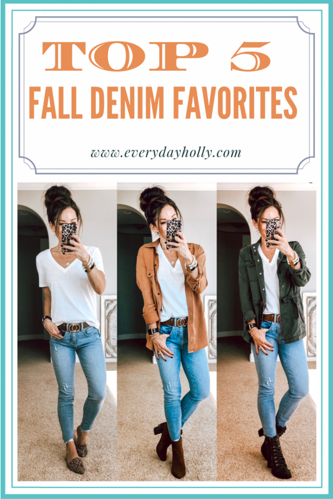 Top 5 Fall Denim Favorites - Everyday  Holly 