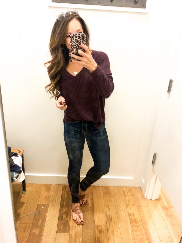 American Eagle Fall Denim try on - Everyday Holly 