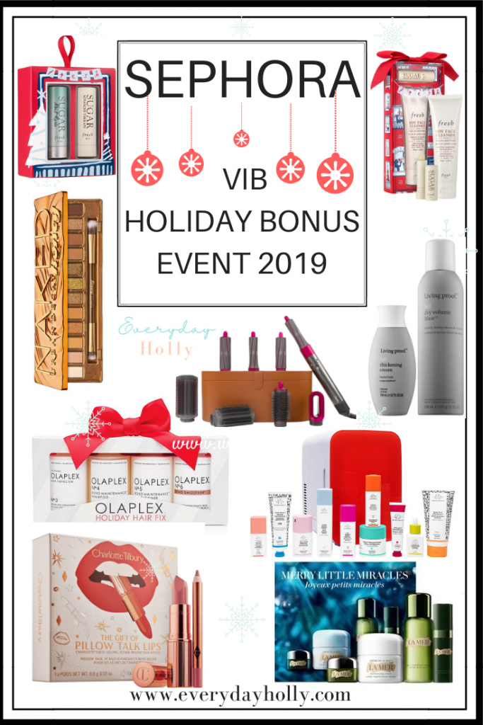 Sephora Holiday Bonus event 2019 Gift Guide