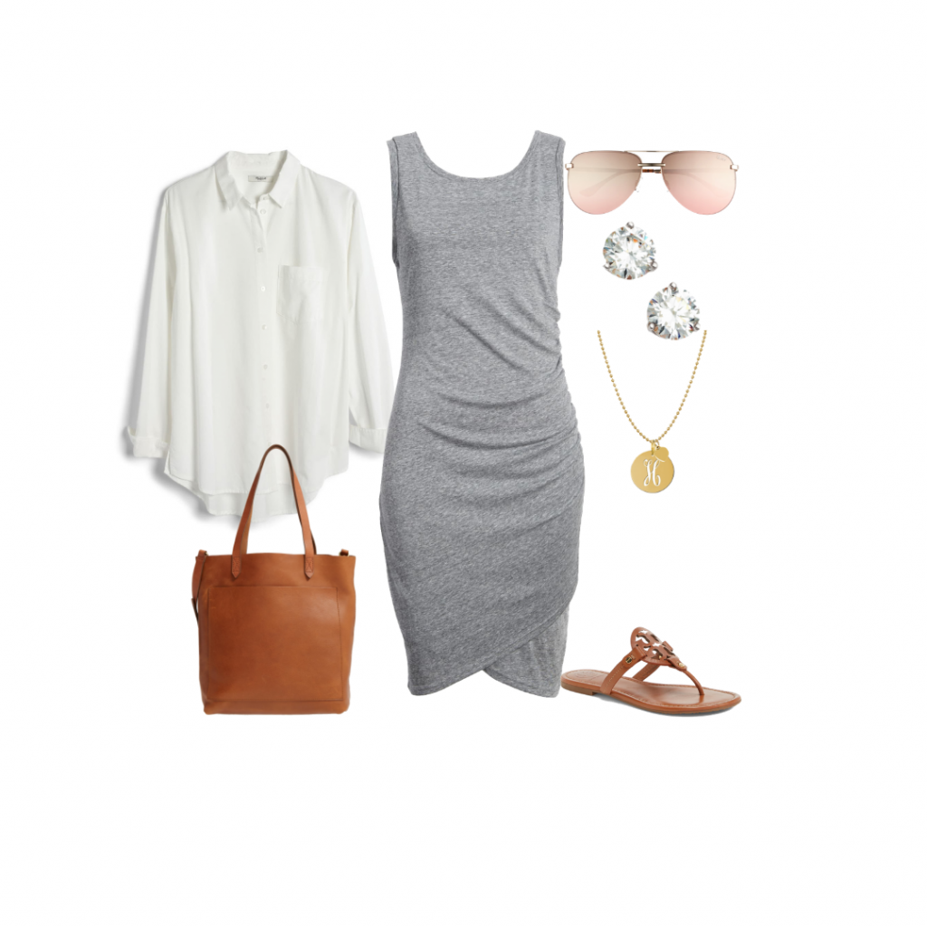 casual dress outfit ideas capsule wardrobe Everyday Holly 