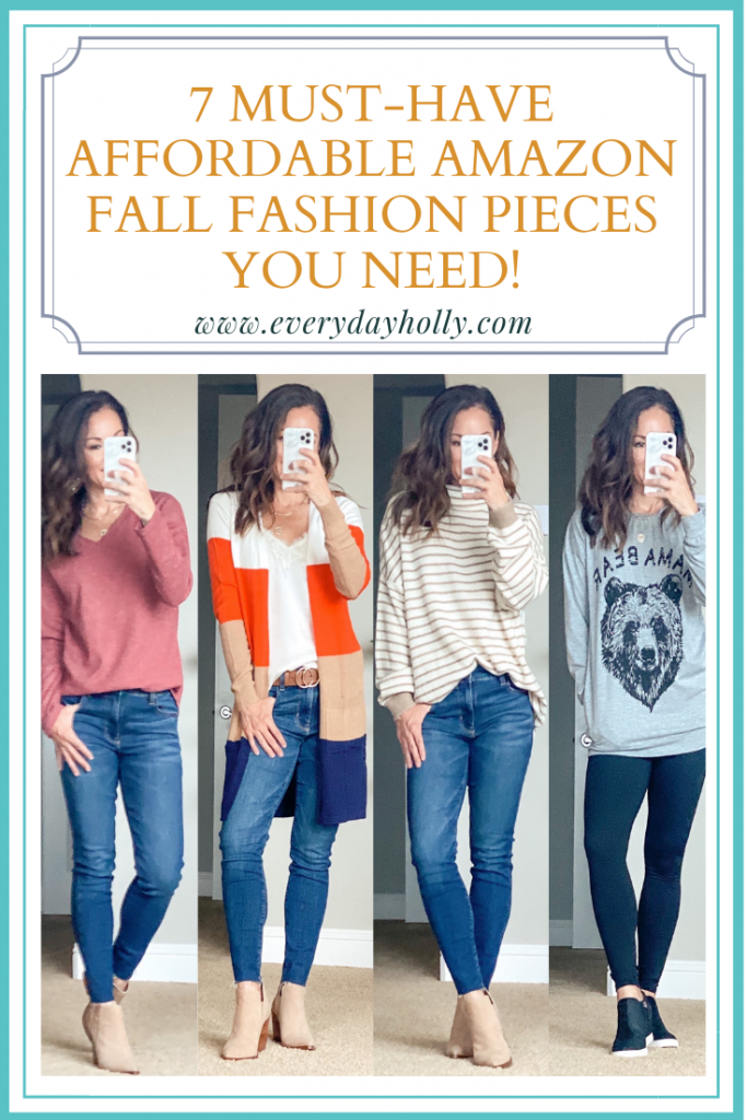 7 Must-Have Affordable Amazon Fall Fashion Pieces You Need!  Petite over 40 mom style