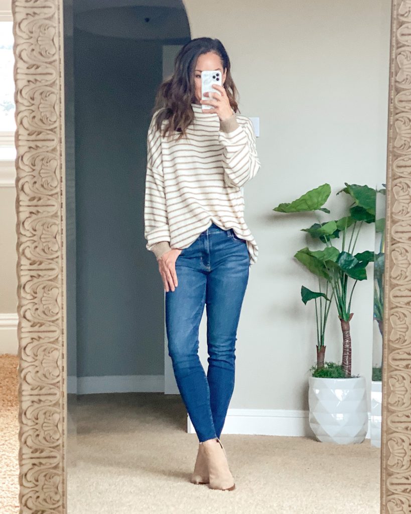Affordable fall transition fashion outfit everyday casual style 