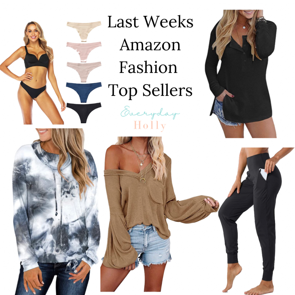 Amazon fashion best sellers // best underwear ever // best joggers ever // cute tops 