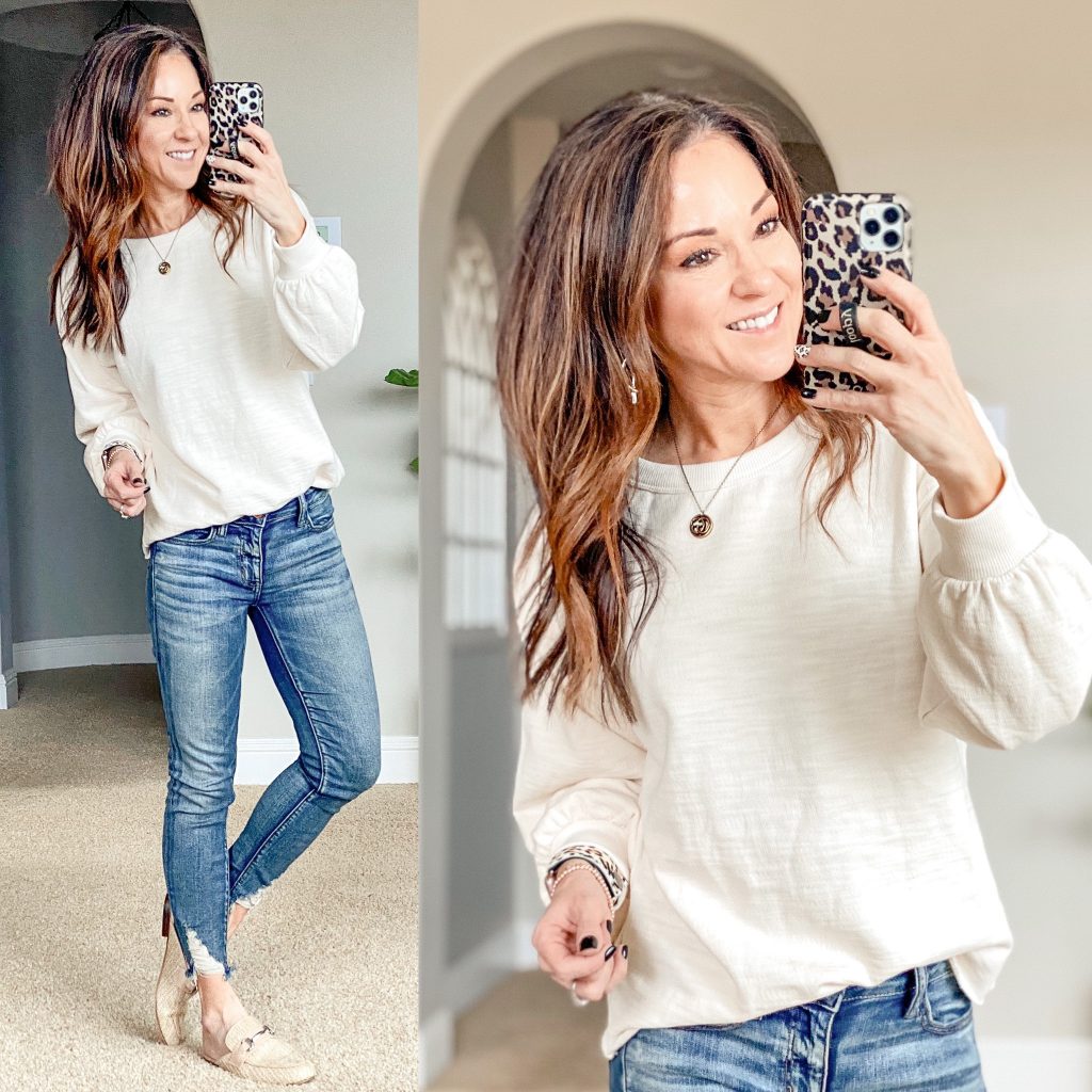 affordable Neutral top capsule wardrobe 