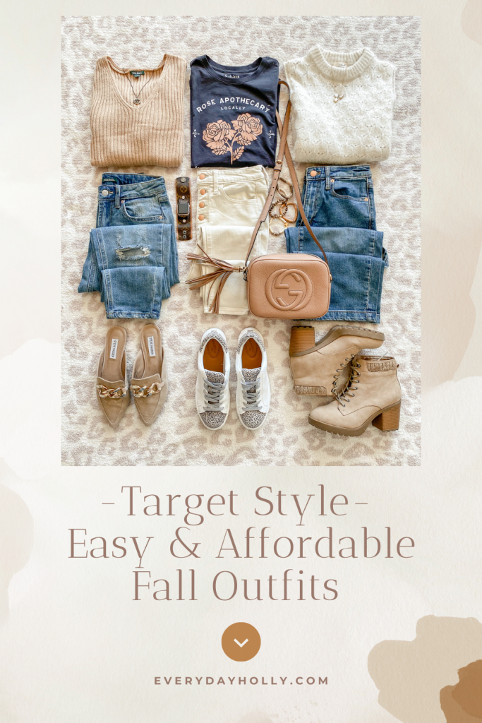 Target casual Fall outfit ideas, sweaters, jeans, skinny jeans, petite fall style