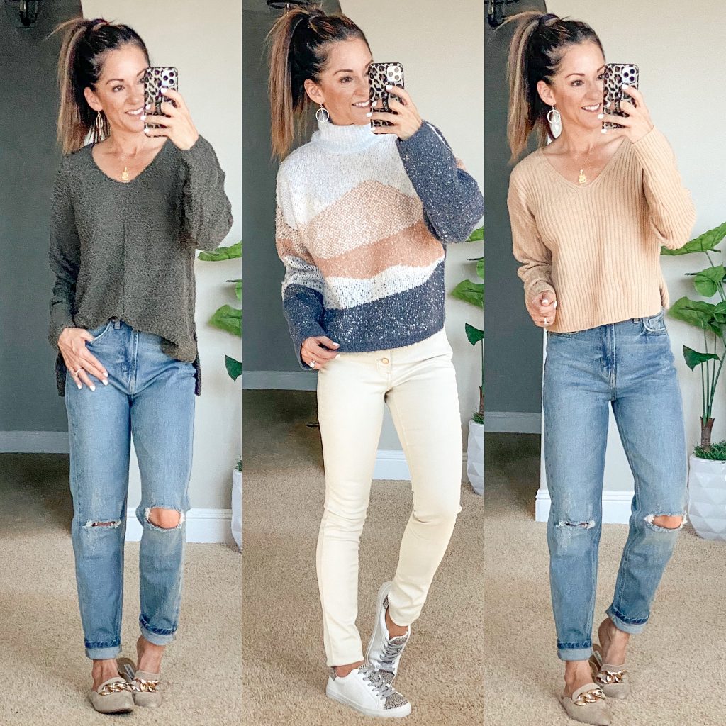 Target casual Fall outfit ideas, sweaters, jeans, skinny jeans, petite fall style, sweater vest, high waisted jeans